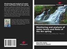 Buchcover von Monitoring and analysis of water levels and flows of the Ain spring