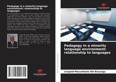 Portada del libro de Pedagogy in a minority language environment: relationship to languages