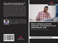 Portada del libro de Work climate and the telework of teachers in an educational unit