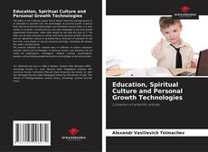 Buchcover von Education, Spiritual Culture and Personal Growth Technologies