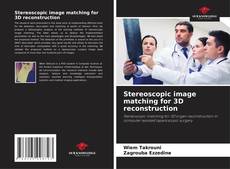 Capa do livro de Stereoscopic image matching for 3D reconstruction 