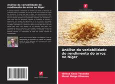 Capa do livro de Análise da variabilidade do rendimento do arroz no Níger 