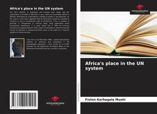 Buchcover von Africa's place in the UN system