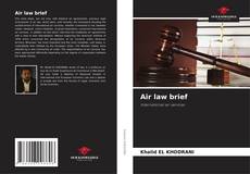 Bookcover of Air law brief