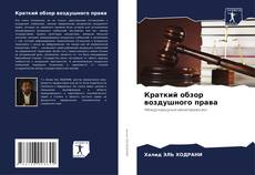 Bookcover of Краткий обзор воздушного права