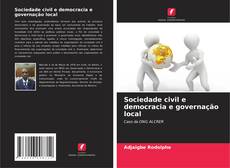 Capa do livro de Sociedade civil e democracia e governação local 