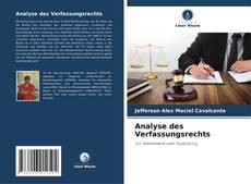 Analyse des Verfassungsrechts的封面