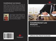 Capa do livro de Constitutional Law Analysis 
