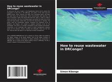 Buchcover von How to reuse wastewater in DRCongo?