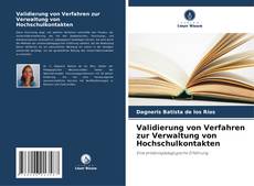 Borítókép a  Validierung von Verfahren zur Verwaltung von Hochschulkontakten - hoz