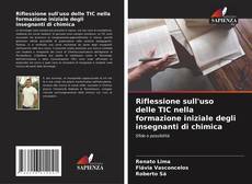 Buchcover von Riflessione sull'uso delle TIC nella formazione iniziale degli insegnanti di chimica