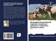Portada del libro de Интрафолликулярный перенос незрелых ооцитов у крупного рогатого скота