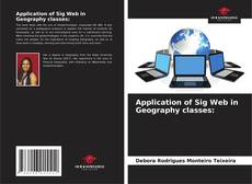 Обложка Application of Sig Web in Geography classes: