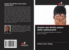 Buchcover von Analisi dei diritti umani delle adolescenti