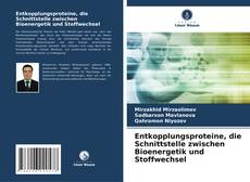 Copertina di Entkopplungsproteine, die Schnittstelle zwischen Bioenergetik und Stoffwechsel