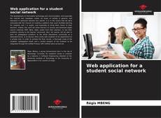 Web application for a student social network kitap kapağı