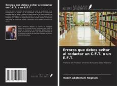 Copertina di Errores que debes evitar al redactar un C.F.T. o un E.F.T.