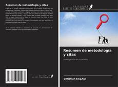 Couverture de Resumen de metodología y citas