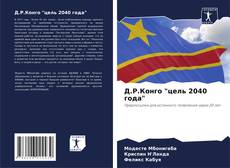 Д.Р.Конго "цель 2040 года" kitap kapağı