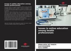Buchcover von Issues in online education among health professionals