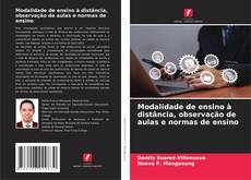 Bookcover of Modalidade de ensino à distância, observação de aulas e normas de ensino