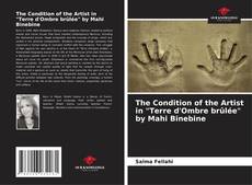 Capa do livro de The Condition of the Artist in "Terre d'Ombre brûlée" by Mahi Binebine 
