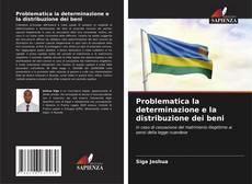 Bookcover of Problematica la determinazione e la distribuzione dei beni