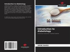 Bookcover of Introduction to diabetology