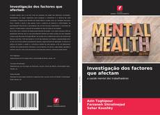 Bookcover of Investigação dos factores que afectam