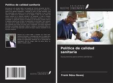 Обложка Política de calidad sanitaria