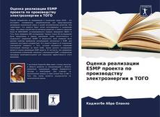 Bookcover of Оценка реализации ESMP проекта по производству электроэнергии в ТОГО