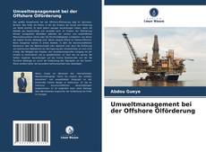 Copertina di Umweltmanagement bei der Offshore Ölförderung