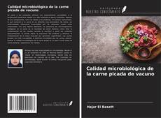 Calidad microbiológica de la carne picada de vacuno kitap kapağı
