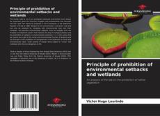 Bookcover of Principle of prohibition of environmental setbacks and wetlands