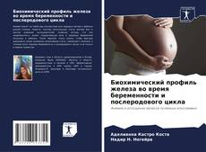 Buchcover von Биохимический профиль железа во время беременности и послеродового цикла