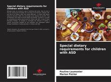 Обложка Special dietary requirements for children with ASD
