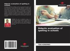 Didactic evaluation of spelling in schools kitap kapağı