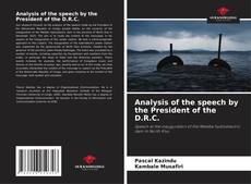 Buchcover von Analysis of the speech by the President of the D.R.C.