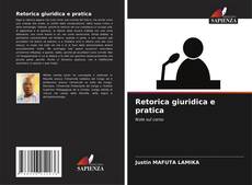 Capa do livro de Retorica giuridica e pratica 