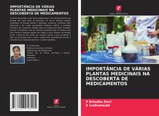 Portada del libro de IMPORTÂNCIA DE VÁRIAS PLANTAS MEDICINAIS NA DESCOBERTA DE MEDICAMENTOS