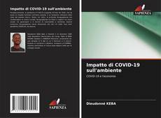 Impatto di COVID-19 sull'ambiente kitap kapağı