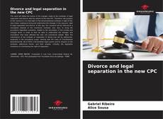 Capa do livro de Divorce and legal separation in the new CPC 