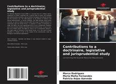 Capa do livro de Contributions to a doctrinaire, legislative and jurisprudential study 