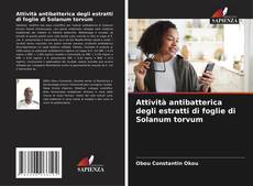 Copertina di Attività antibatterica degli estratti di foglie di Solanum torvum