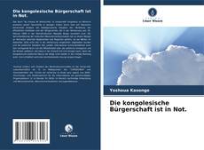 Copertina di Die kongolesische Bürgerschaft ist in Not.