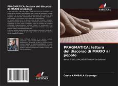 Buchcover von PRAGMATICA: lettura del discorso di MARIO al popolo