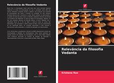 Relevância da filosofia Vedanta kitap kapağı