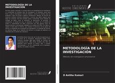 Capa do livro de METODOLOGÍA DE LA INVESTIGACIÓN 