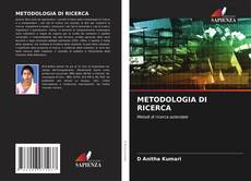 Capa do livro de METODOLOGIA DI RICERCA 