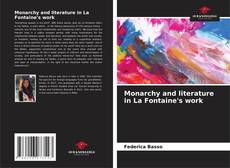 Capa do livro de Monarchy and literature in La Fontaine's work 
